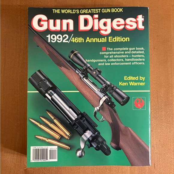 Gun Digest 1992/6th Annual Edition Vintage - Picture 2 of 2